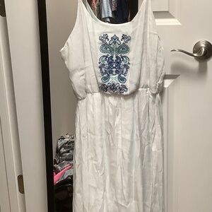 NWT Maurice’s white summer dress large
